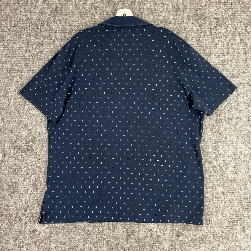 Banana Republic Shirt Mens Extra Large Blue Dress Polo Cotton Business Casual‎